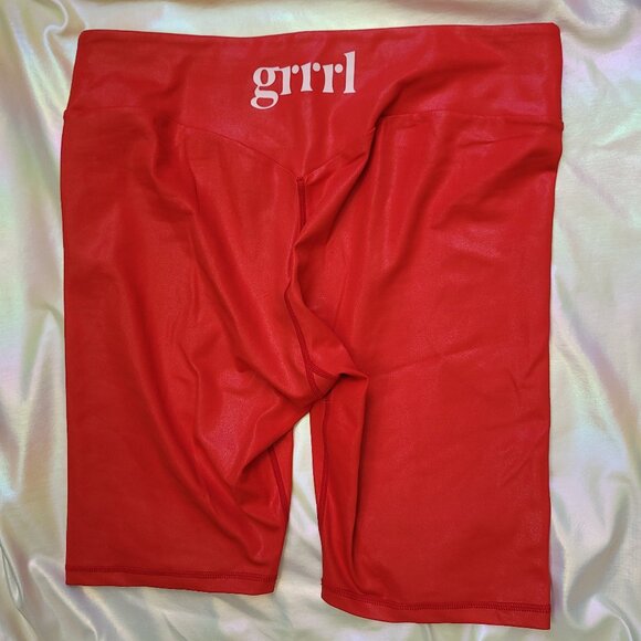 Grrrl Clothing‎ Bike shorts, Intergalactic Shiny Red size Heidi - Picture 3 of 7